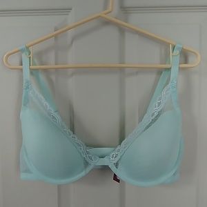 Mint green Pacific + Plunge True&Co bra 36D